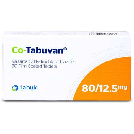 Co-Tabuvan 80/12.5 mg Tablets 30 Pcs