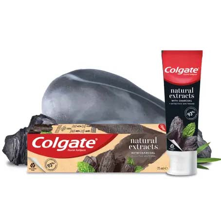 Colgate Natural Charcoal Whitening Toothpaste - 75ml