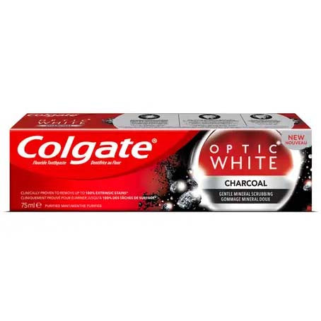 Colgate Optic White Charcoal Toothpaste 75 ml