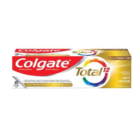 Colgate Toothpaste Total Anti Tartar (75 ml)