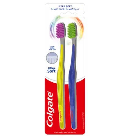 Colgate Ultra Soft Toothbrush 2 Pcs