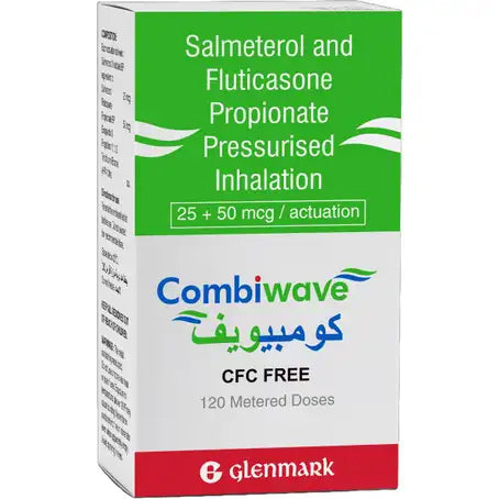 Combiwave 50/25 mcg Inhaler 120 Dose