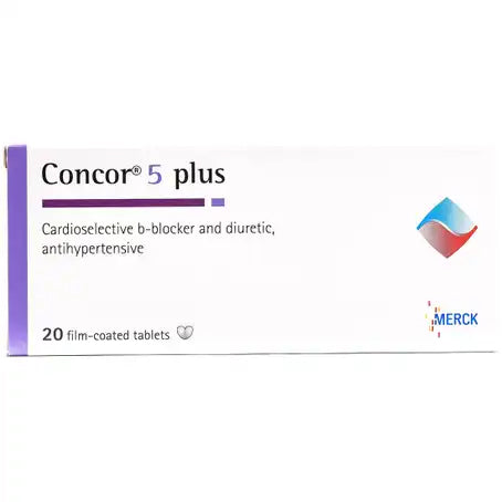 Concor-Plus 5 by 12.5 mg Tablet 20 Pcs