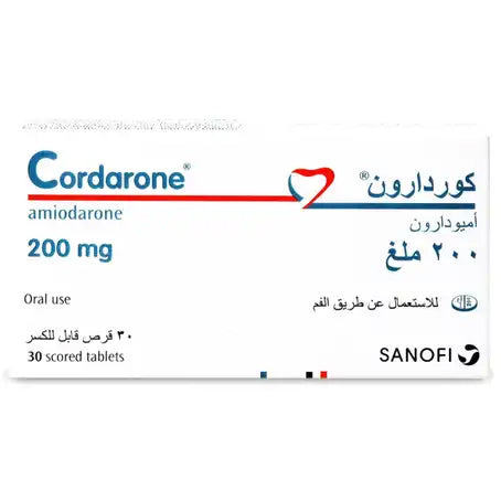 Cordarone 200 mg Tablet 30 Pcs