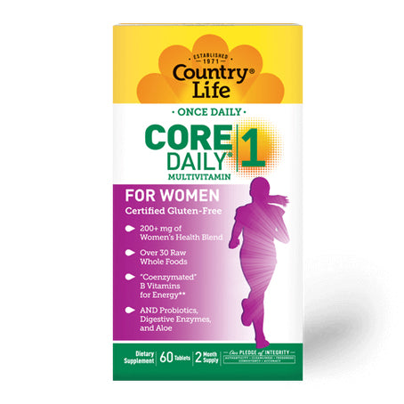 Country Life Core Daily-1 Multivitamin for Women - 60 Tablets