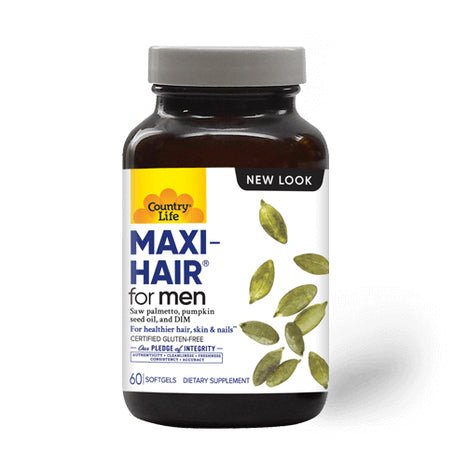 Country Life Maxi-Hair For Men 60 Softgels