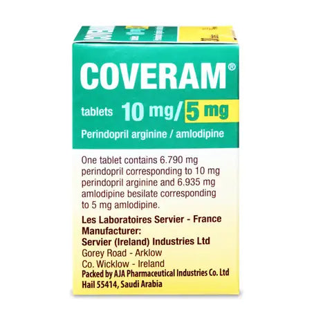 Coveram 10mg by 5mg Tablet 30 Pcs