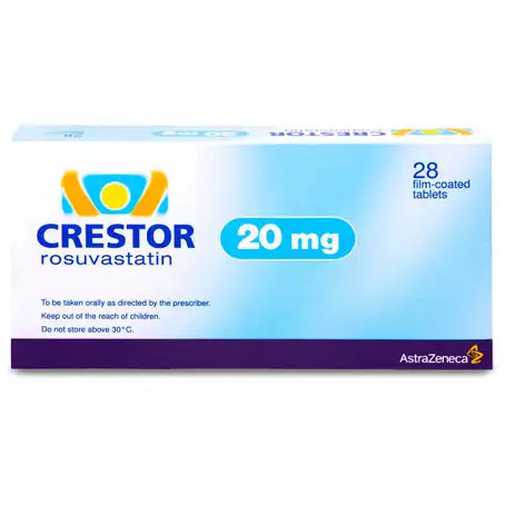 Crestor 20 mg Tablet 28 Pcs