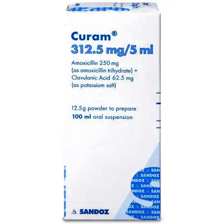 Curam 312.5 ml by 5 ml Suspension 100 ml