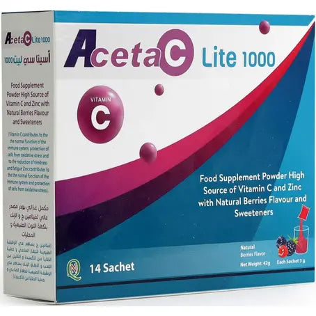 Aceta C Lite Vitamin C + Zinc 14 Berries Sachets