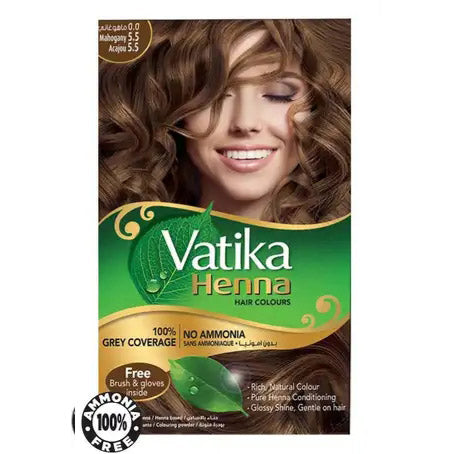 Dabur Vatika Henna Mahogany 6x10GM Sachet