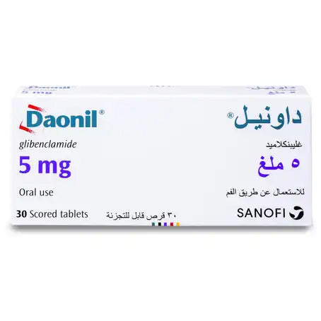 Daonil 5 mg Tablet 30 Pcs