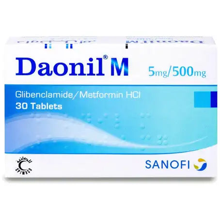 Daonil M 5 by 500 mg Tablet