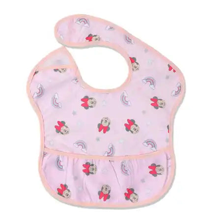 Disney Bibs Minnie Mickey Pink Po1