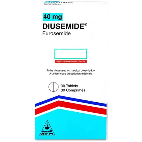 Diusemide 40 mg 30 Tablets