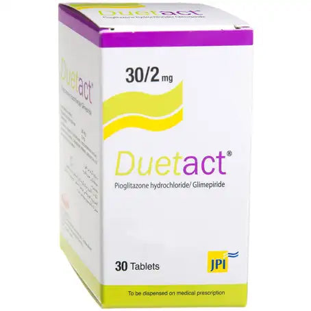 Duetact 30 by 2 mg 30 Tablets