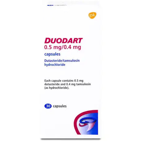 Duodart 0.5 or 0.4mg 30 Capsules