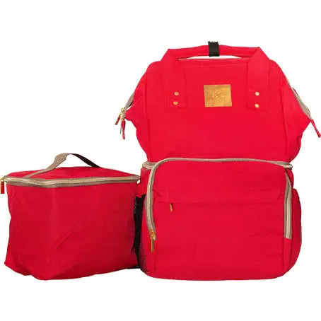 Elphybaby Carry All Nappy Bag by Thermal Bag For Baby Food Red