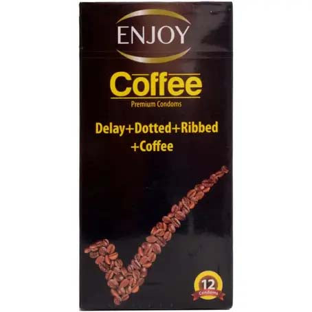 Enjoy Coffee Premium Condoms – 12 Pcs