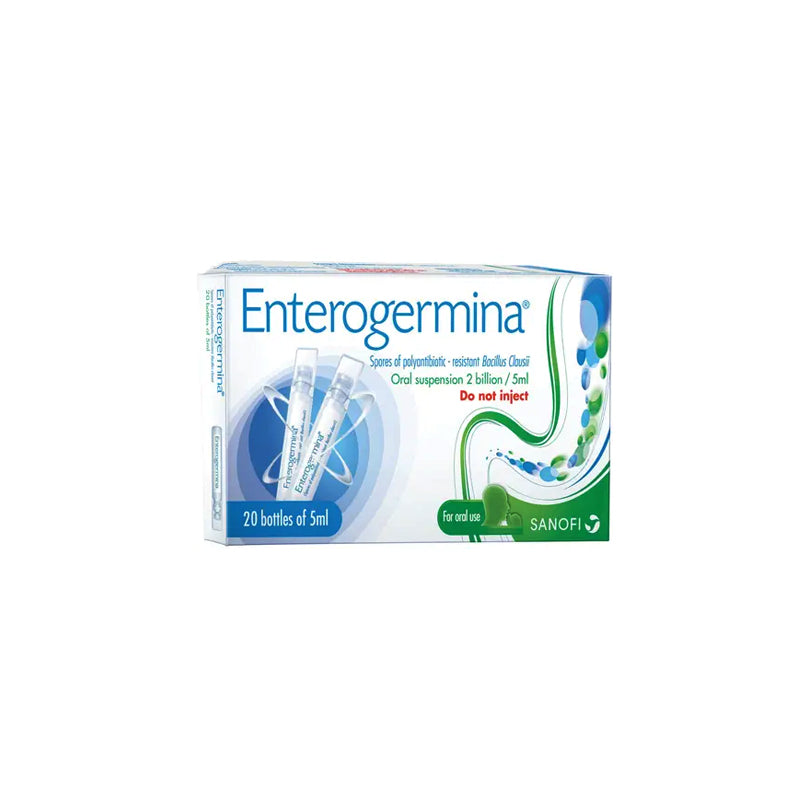 Enterogermina 2 Billion Probiotics 20 Drinkable Bottles