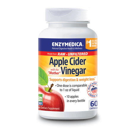 Enzymedica Apple Cider Vinegar - 60 Capsules