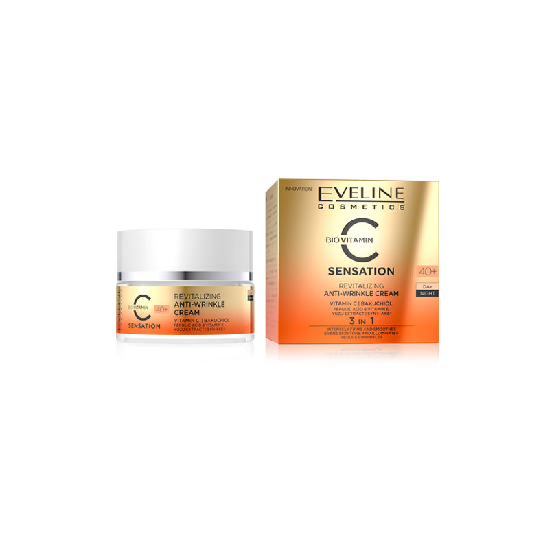 Eveline C Sensation Revitalizing Wrinkle Day&Night Cream50ml