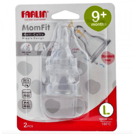 Farlin Nipple Anti-Colic L, 2 pcs