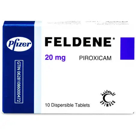 Feldene 20 mg Dispersible Tablet 10 Pcs