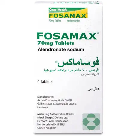 Fosamax 70 mg Tablets 4 Pcs