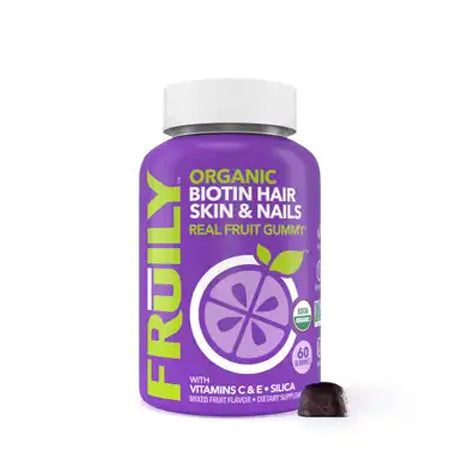 Fruily Biotin Hair Skin & Nails 60 Mixed Fruit Gummies