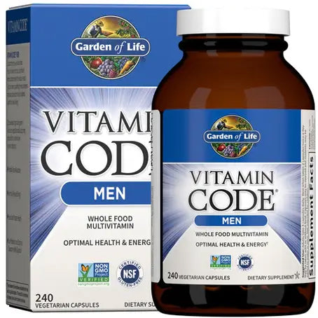 Garden Of Life Vitamin Code Men Multivitamin 240 Capsules