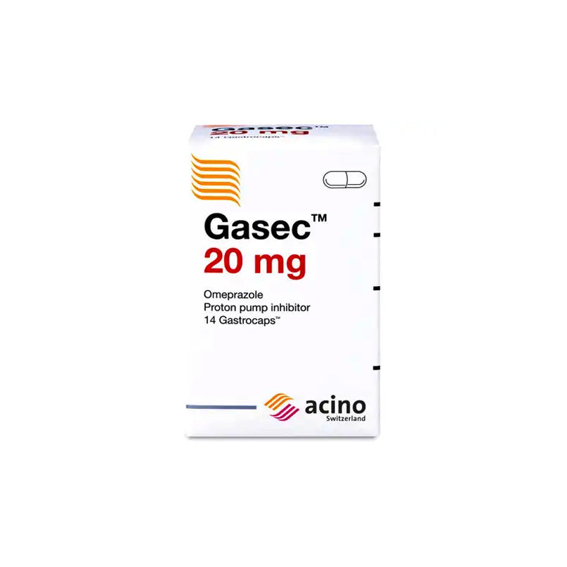 Gasec 20 mg Capsule 14 Pcs