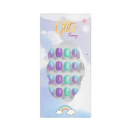 Glitz Tiny Press-On Kids Nails – Mermaid #3