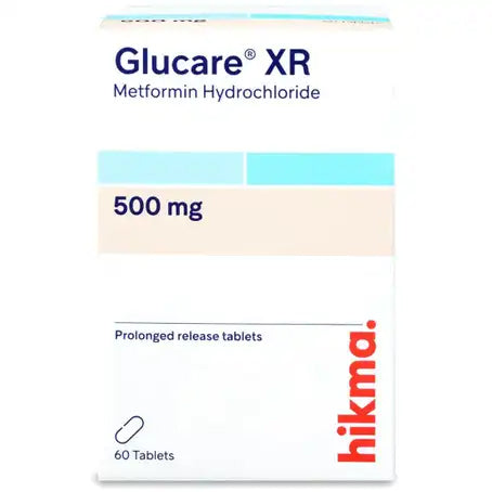 Glucare XR 500 mg 60 Tablet