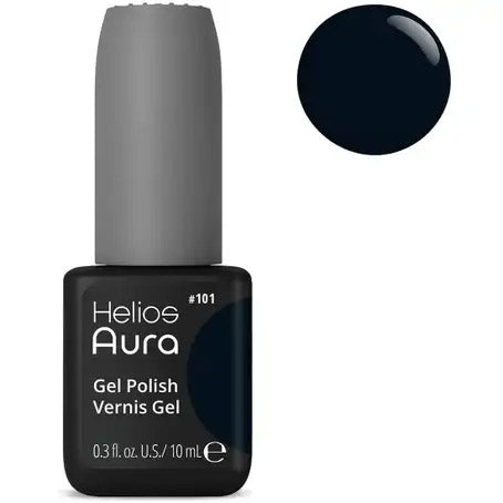 Helios Aura Gel Nail Polish - Beautiful Disaster #101 (Black)