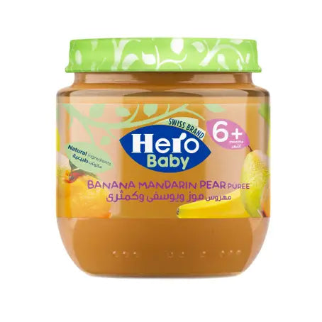 Hero Baby Baby Food Banana & Mandarin & Pear 125 gm