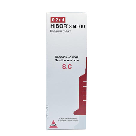 Hibor 3.500 IU 0.2 ml 2 Pre-Filled Syringe