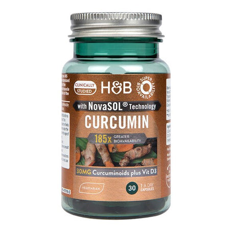 Holland And Barrett Curcumin + Vitamin D 30 Capsules