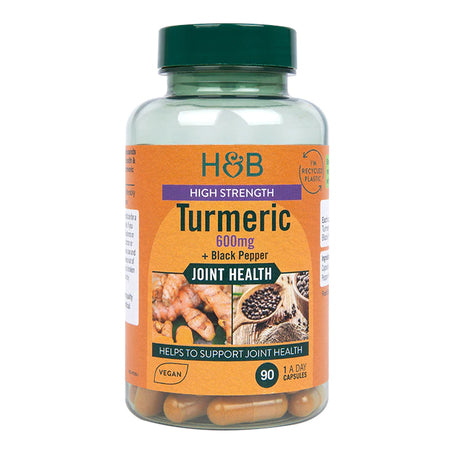 Holland And Barrett High Strength Turmeric 600 mg 90 Capsules