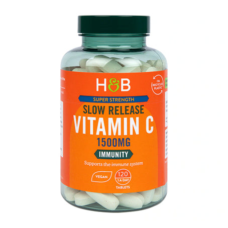 Holland And Barrett High Strength Vitamin C 1500 mg 120 Slow Release Tablets