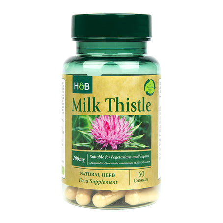 Holland And Barrett Milk Thistle 100 mg 60 Capsules