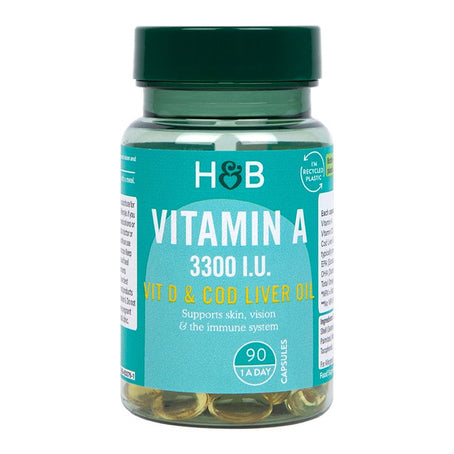 Holland And Barrett Vitamin A 3300 IU 100 Softgels