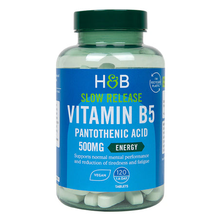 Holland And Barrett Vitamin B5 Panthothenic Acid 500 mg 120 Tablets