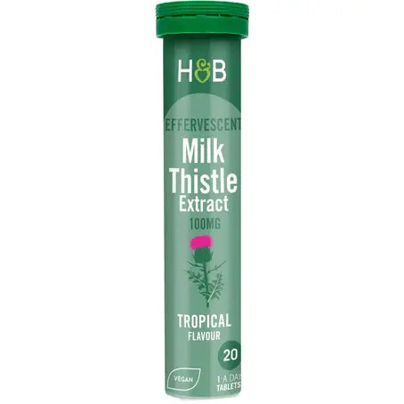 Holland and Barrett Milk Thistle - 20 Effervescent Tablets