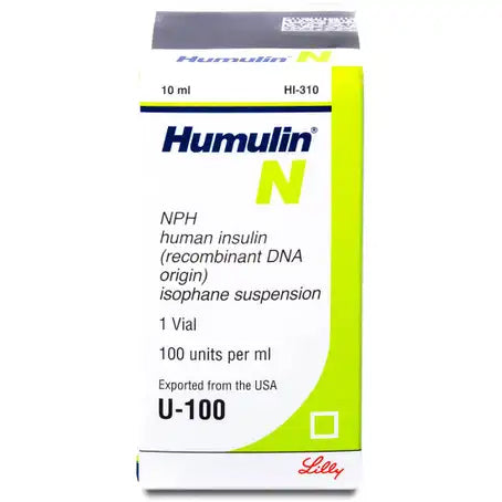 Humulin-N 100 IU Vial 10 ml (Refrigerator)