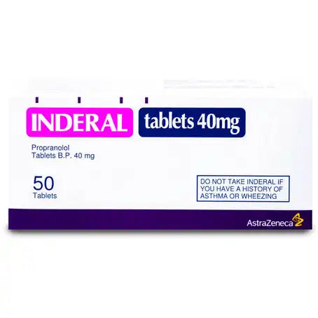 Inderal 40 mg Tablet