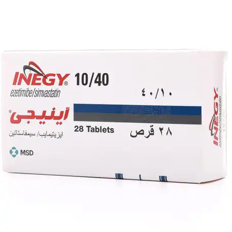 Inegy 40 mg by10 mg Tablet 28 Pcs