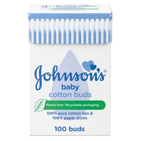 Johnson's Baby Cotton Buds Box of 100 Sticks