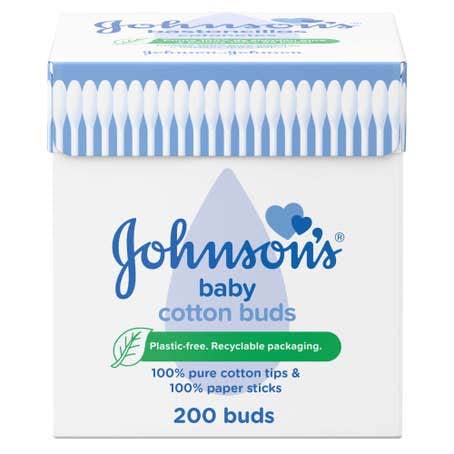 Johnson's Baby Cotton Buds (Box of 200 Sticks)