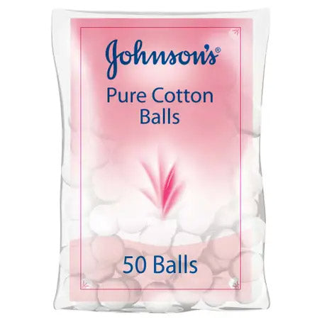 Johnson's Baby Pure Cotton Balls 50 Balls